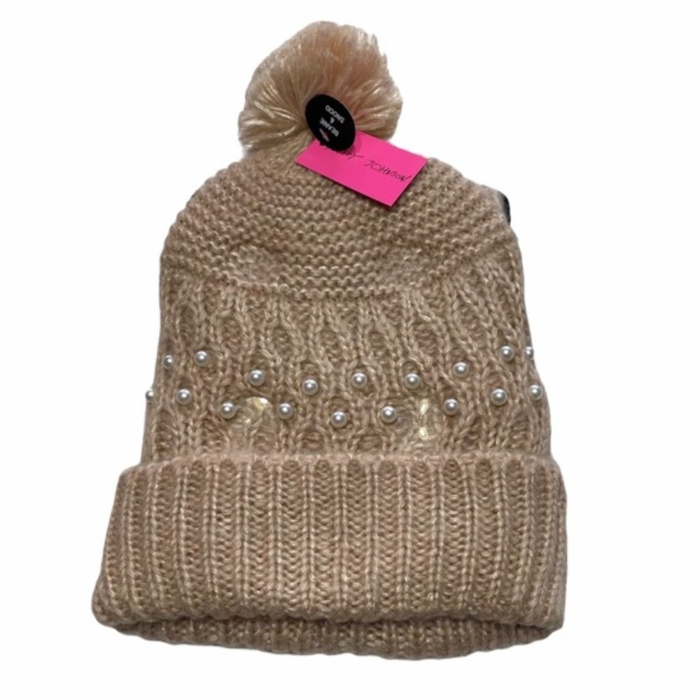 Betsey Johnson Hat and Snood NWT